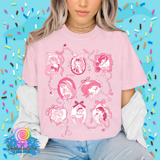 Pink Princess Frames W/Chains - Kids & Adult Apparel