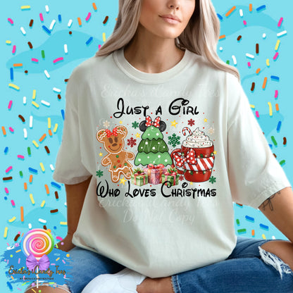 Just A Girl Who Loves Christmas - Tees & Sweatshirts