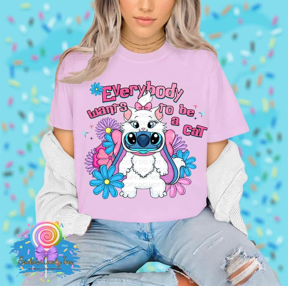 Everybody wants to be a cat - Kids & Adult Apparel