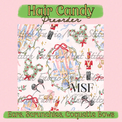 Holiday At The Castle- Fabric Hair Accessories Preorder
