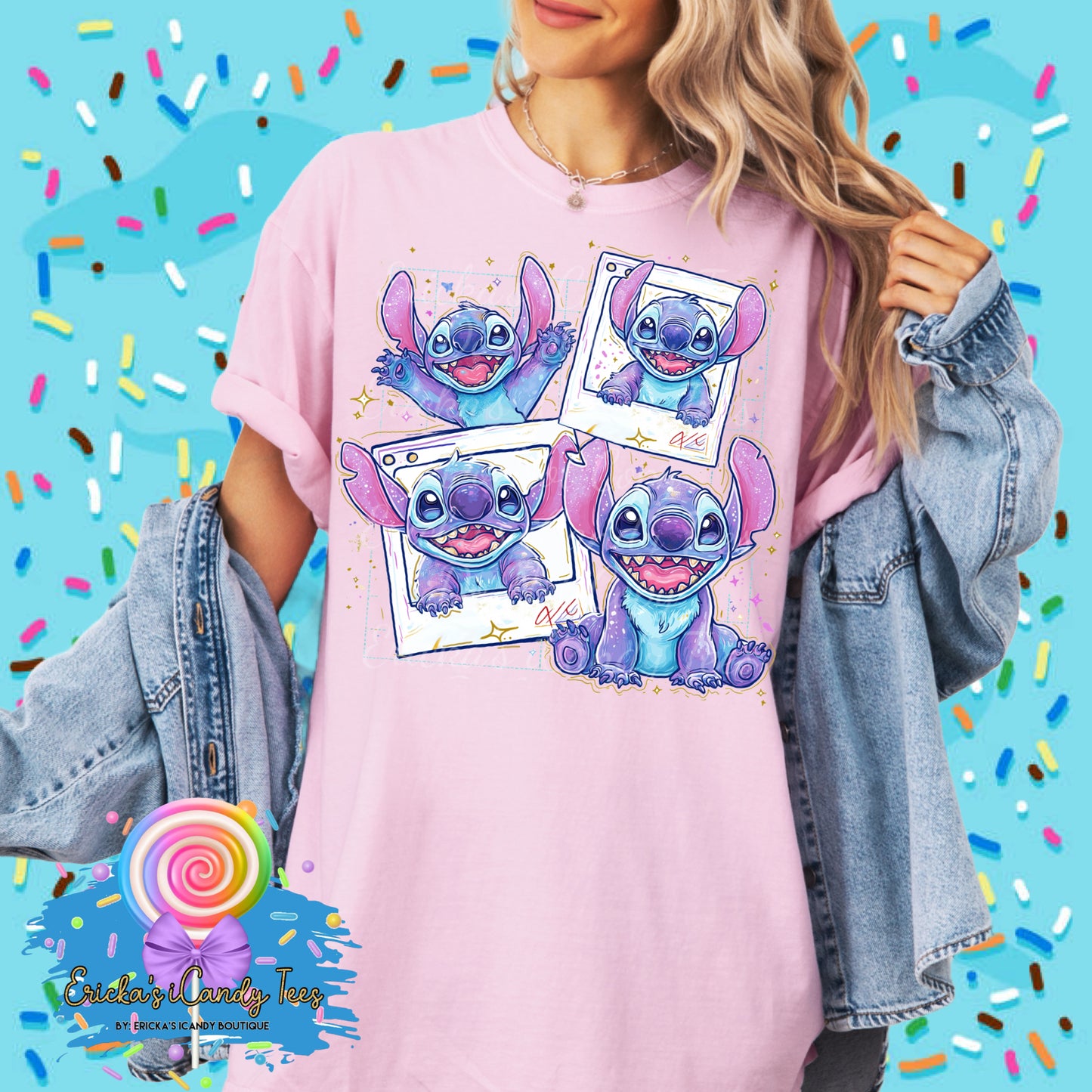 Sparkly 626 Polaroids - Kids & Adult Apparel