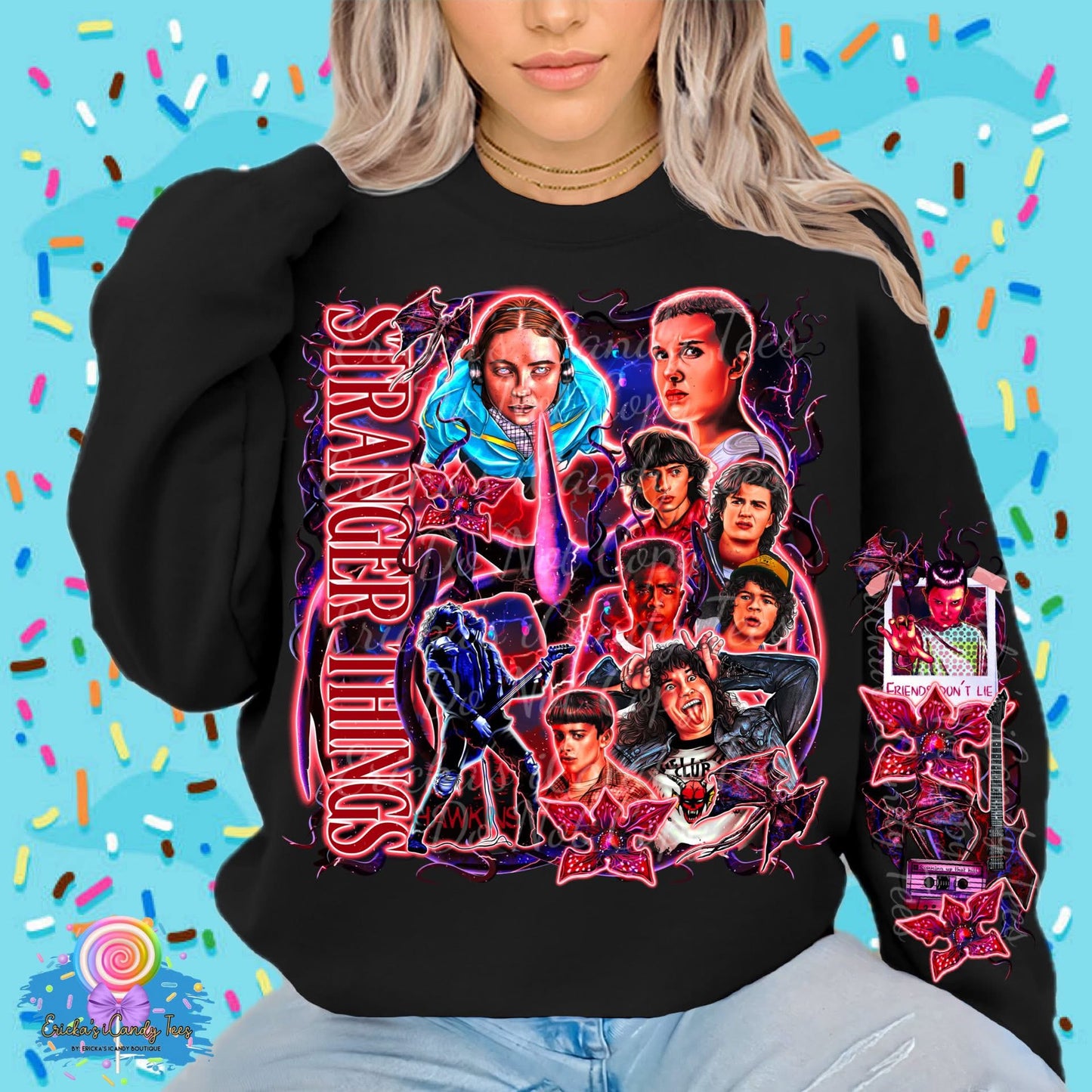 Stranger Things Collage - Kids & Adult Apparel