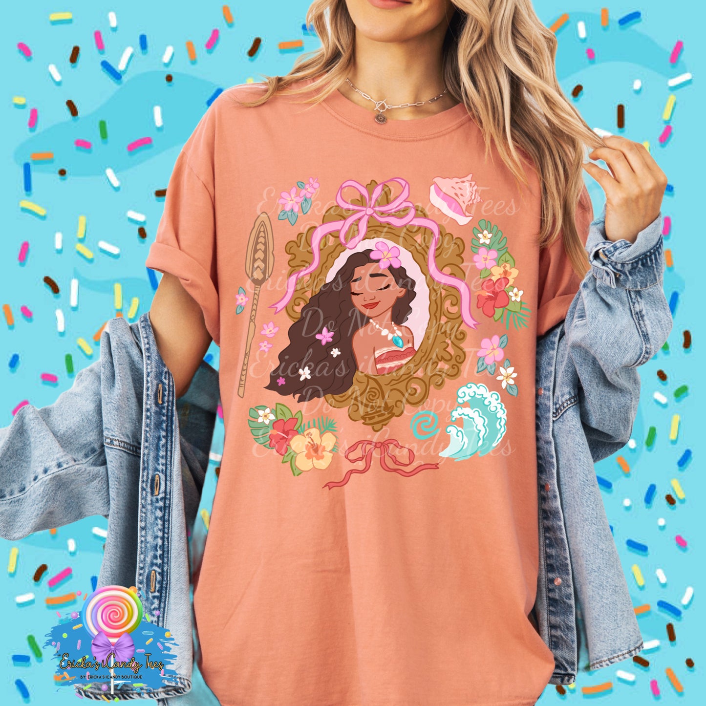 Wavefinder Princess Floral Frame - Kids & Adult Apparel