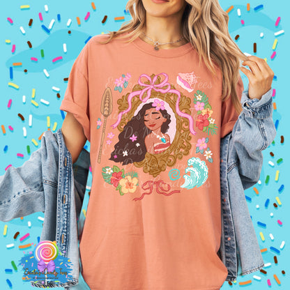 Wavefinder Princess Floral Frame - Kids & Adult Apparel