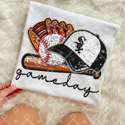 White Sox Sequins Baseball Cap - Kids & Adult Apparel