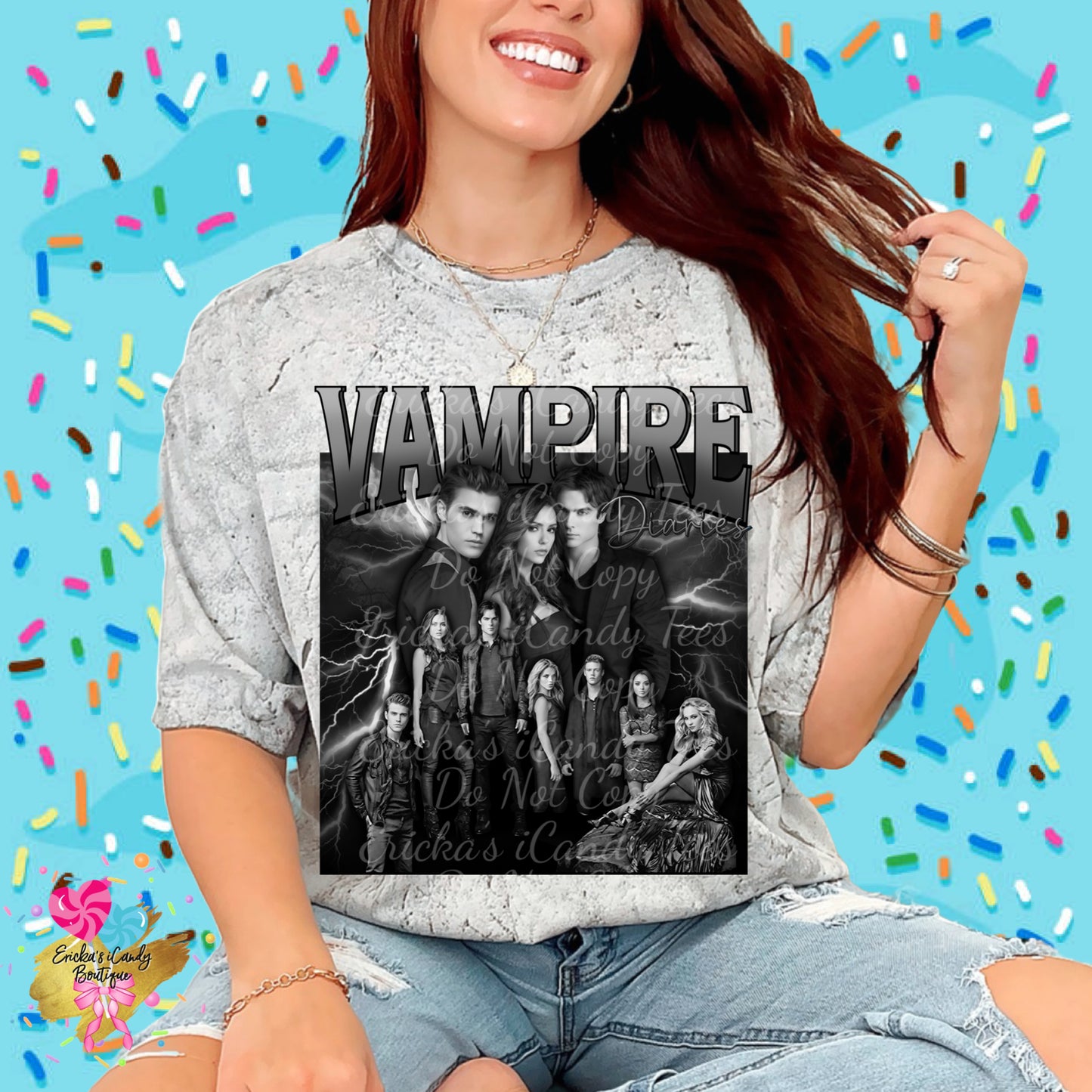 Vampire Dairies (Color & B&W) - Kids & Adult Apparel