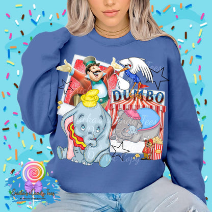 Circus Elephant Polaroid - Kids & Adult Apparel