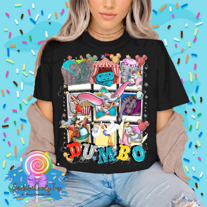 Dumbo Polaroid Collage - Kids & Adult Apparel