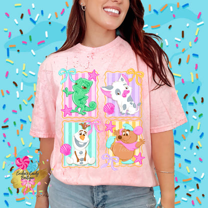 Summer Sidekick Frame Collage - Kids & Adult Apparel