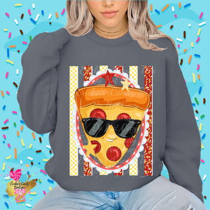 Pizza Striped Frame- Kids & Adult App