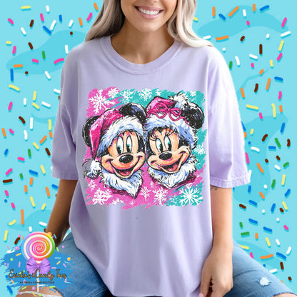 Pastel Mouse Santa - Tees & Sweatshirts