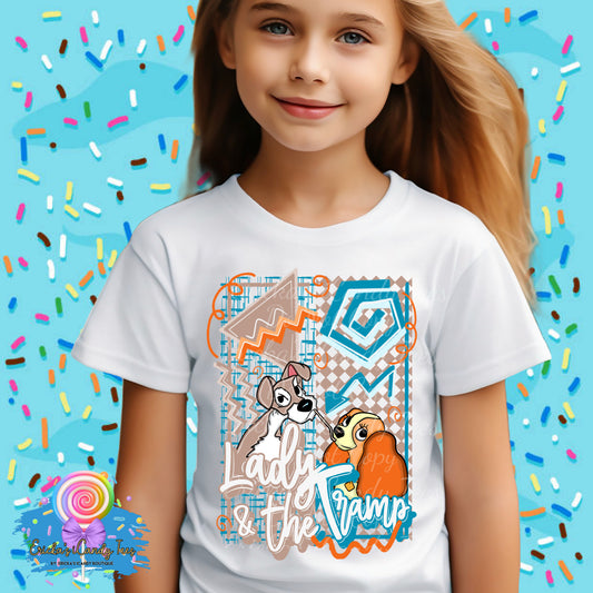 Retro Spaghetti Dogs- Kids & Adult Apparel