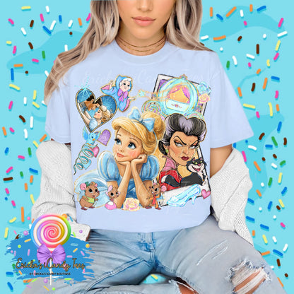 Glass Slipper Princess Polaroid - Kids & Adult Apparel