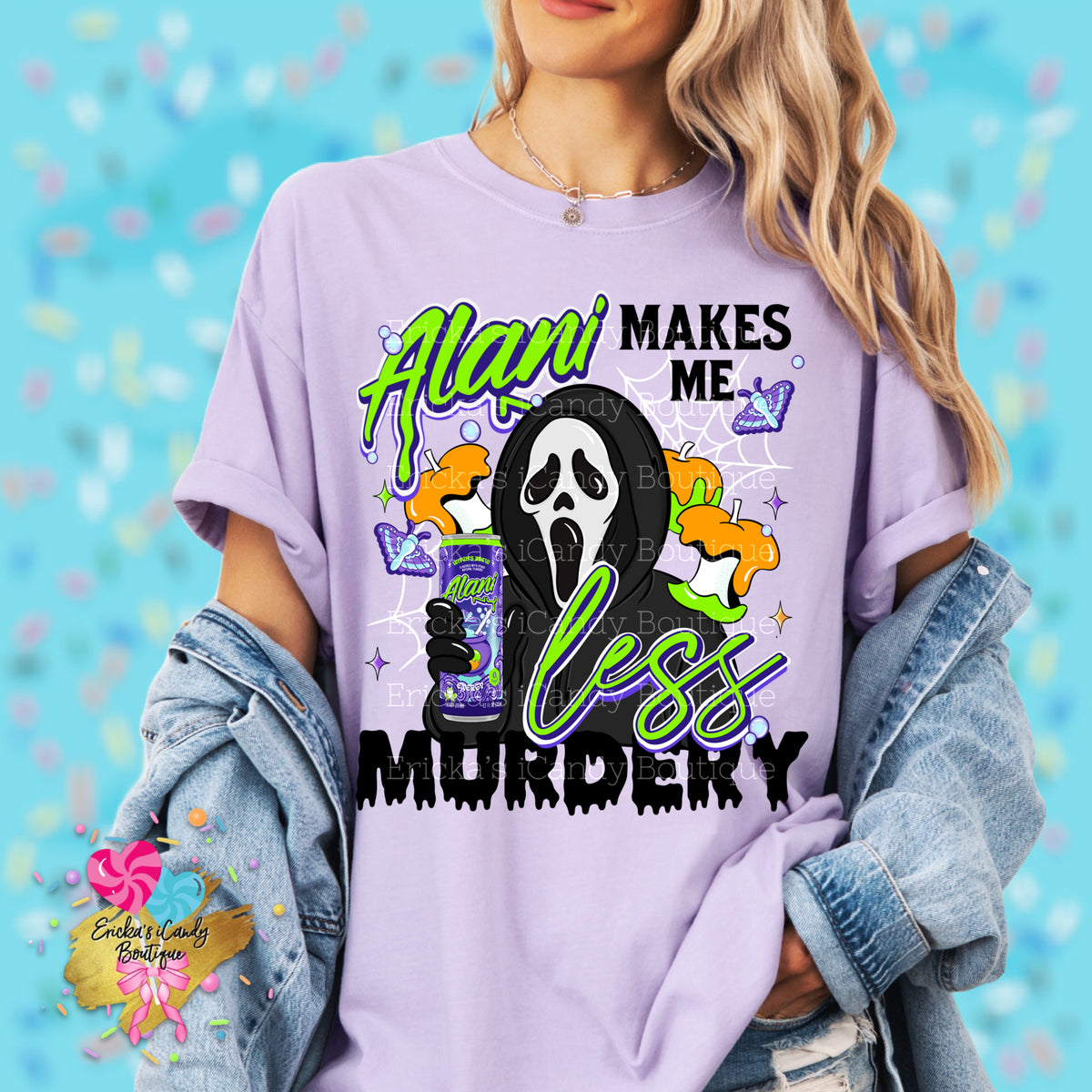 Alani Makes Me Less Murdery - Kids & Adult Apparel