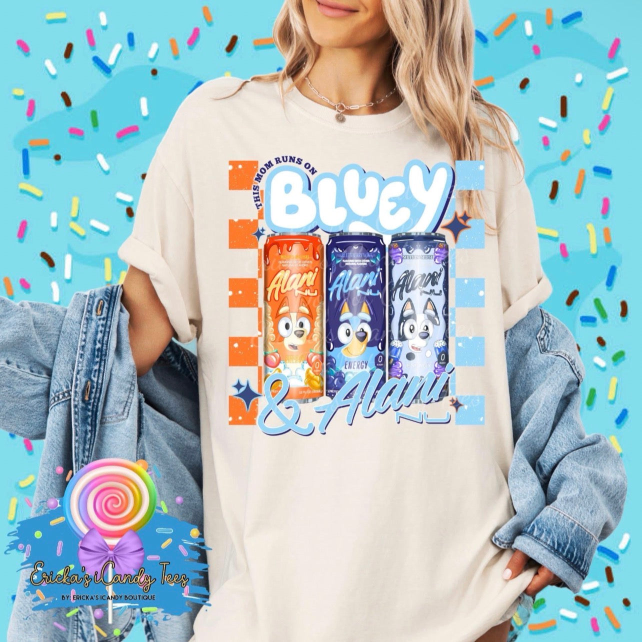 Blue Dog Mom Alani - Kids & Adult Apparel