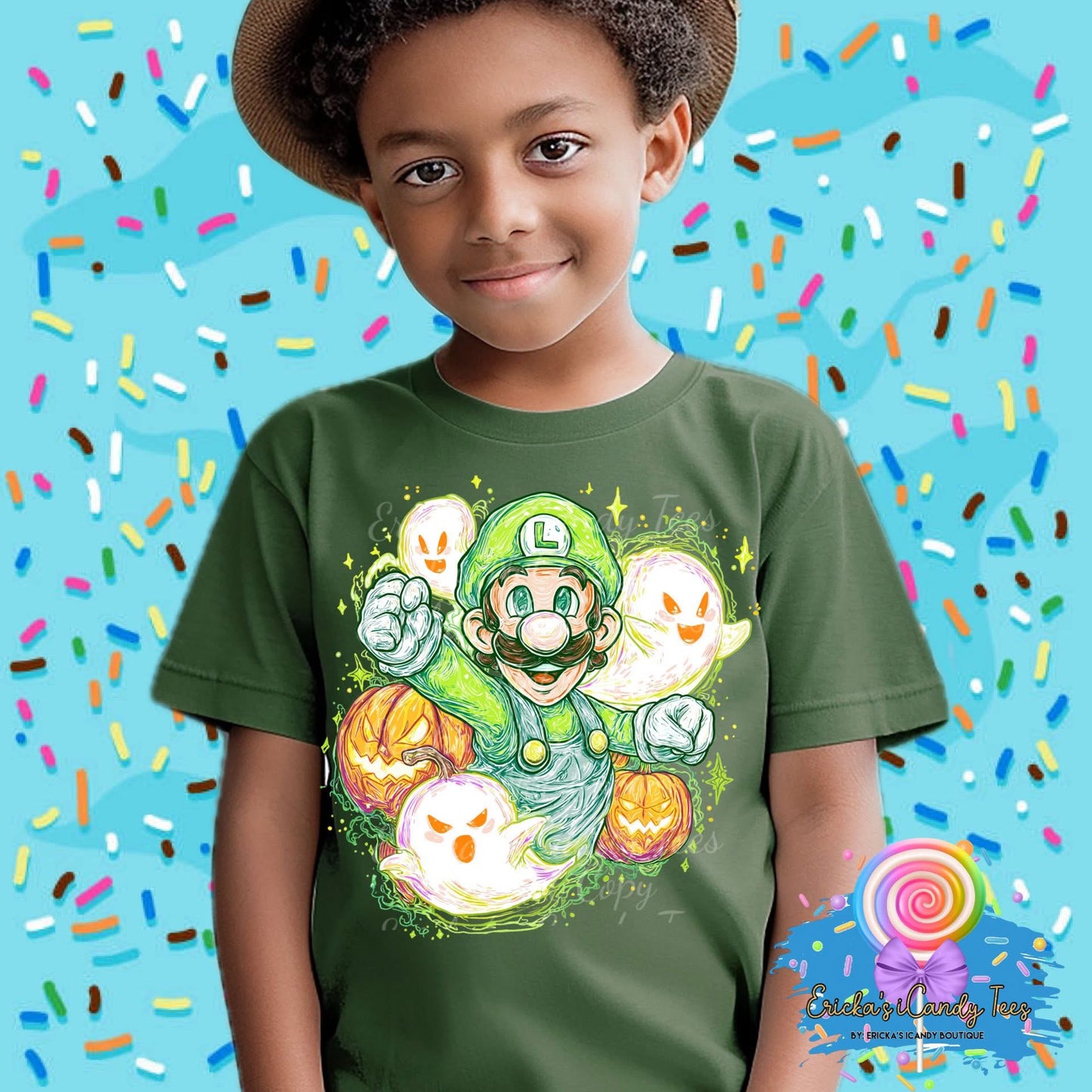 Luigi Ghosts- Kids & Adult Apparel