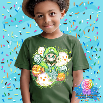 Luigi Ghosts- Kids & Adult Apparel