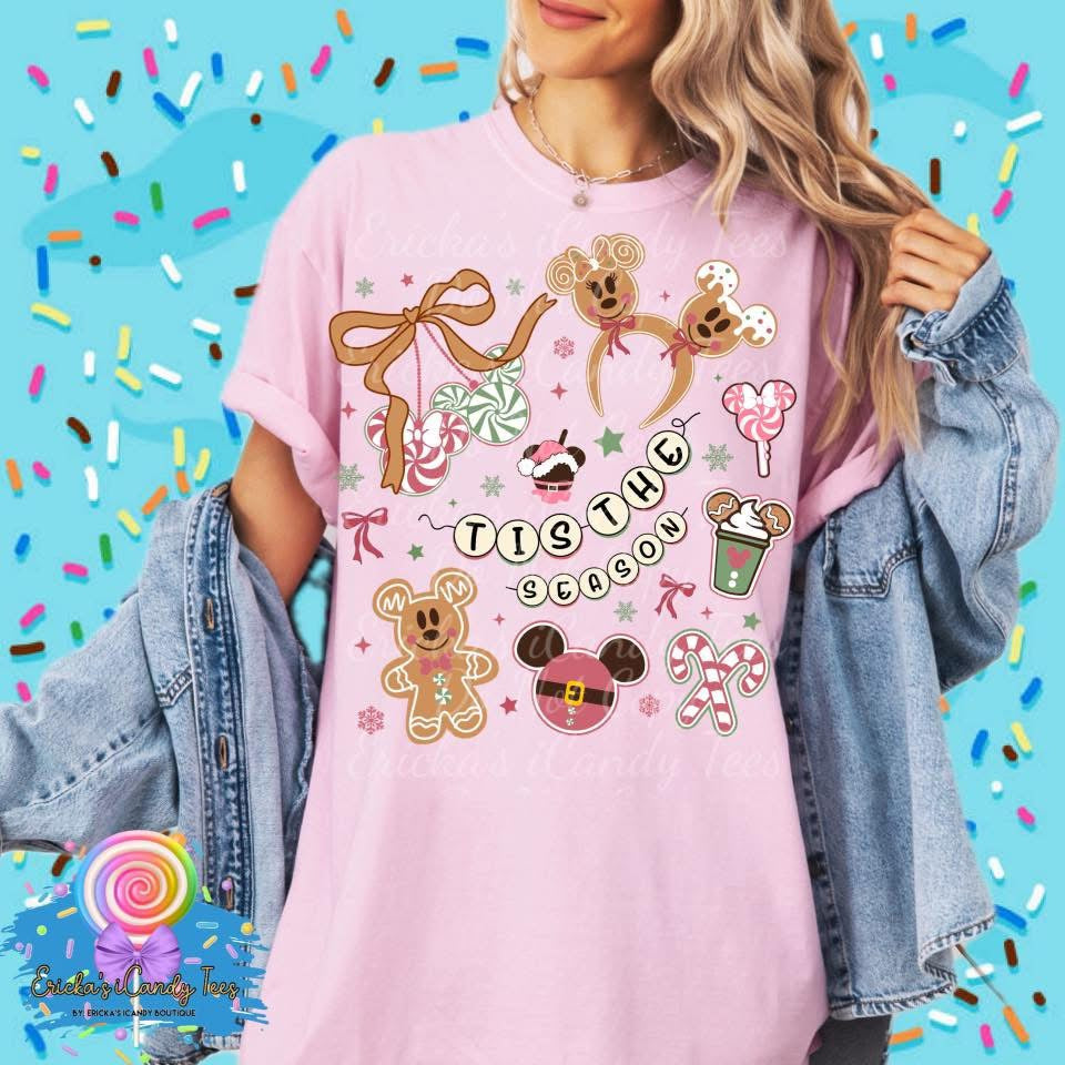 Tis The Season Gingy Mouse - Kids & Adult Apparel