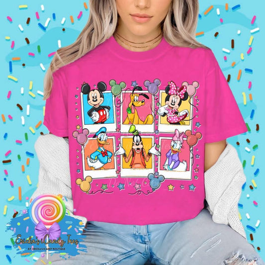 Clubhouse Polaroid Collage - Kids & Adult Apparel