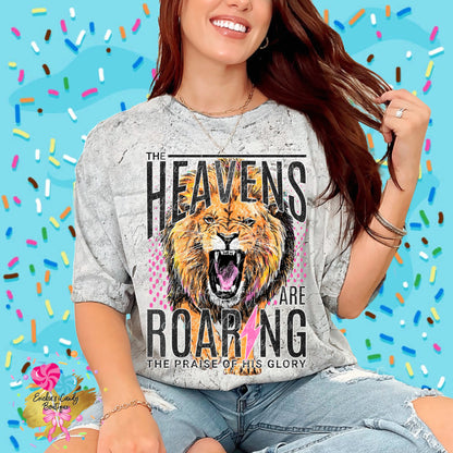 The Heavens Are Roaring (Lion Or Leopard)- Kids & Adult Apparel