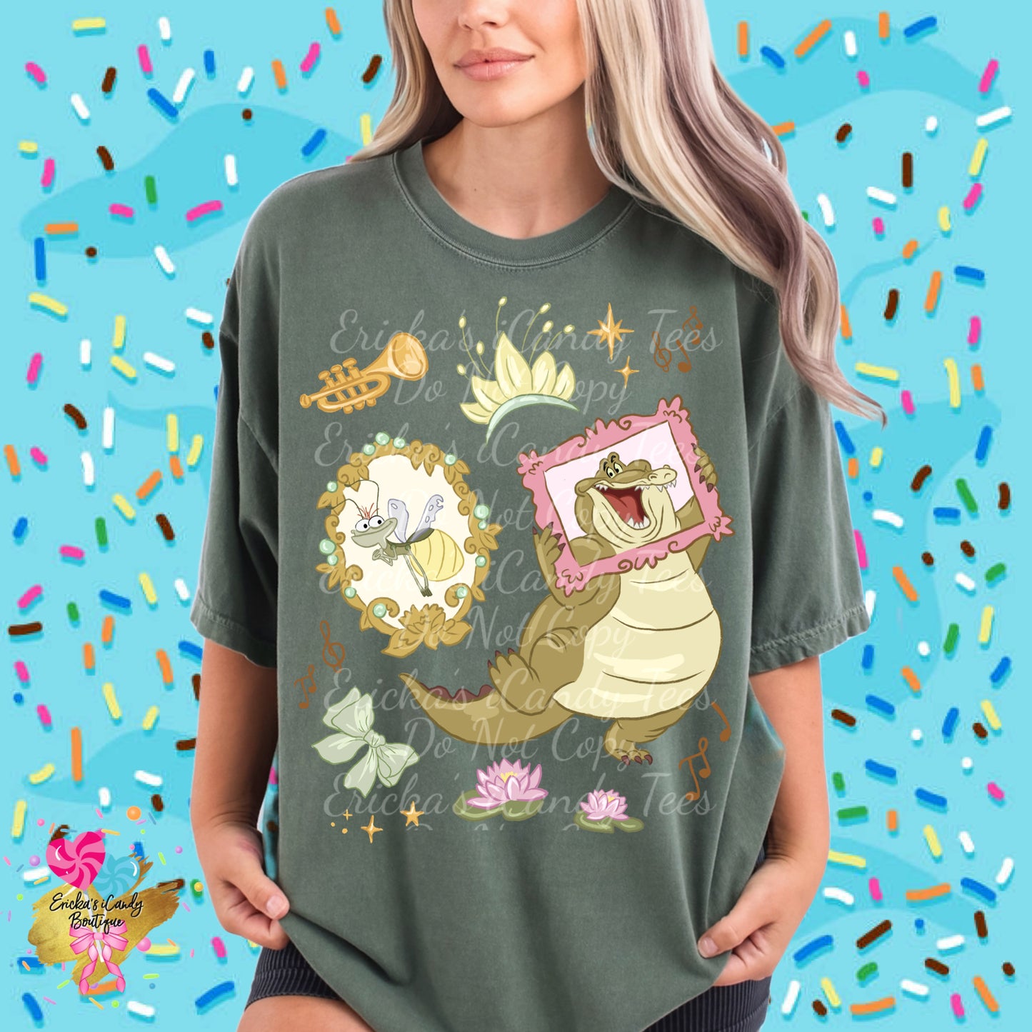 Aligator Sidekick Floral Frame  - Kids & Adult Apparel