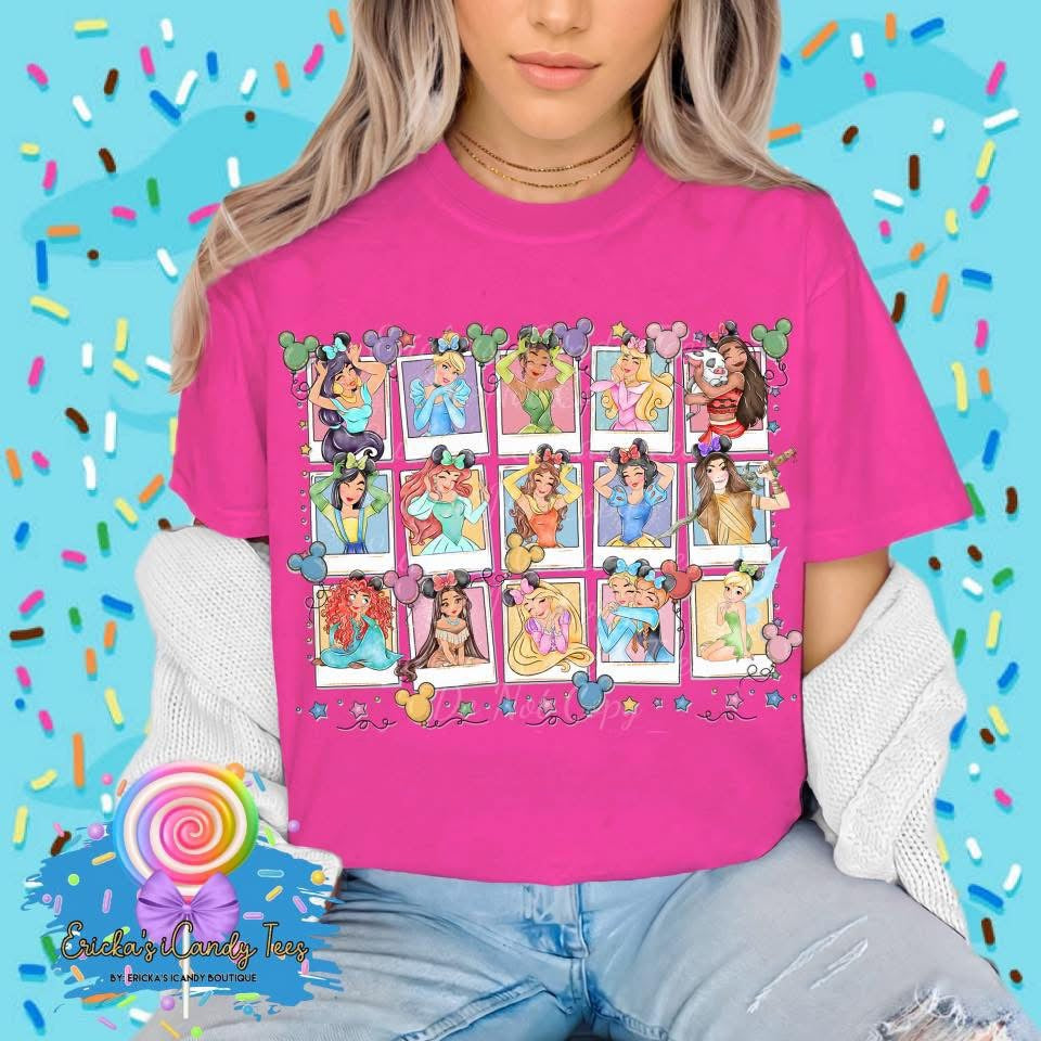 Princess Ears Polaroid Collage - Kids & Adult Apparel