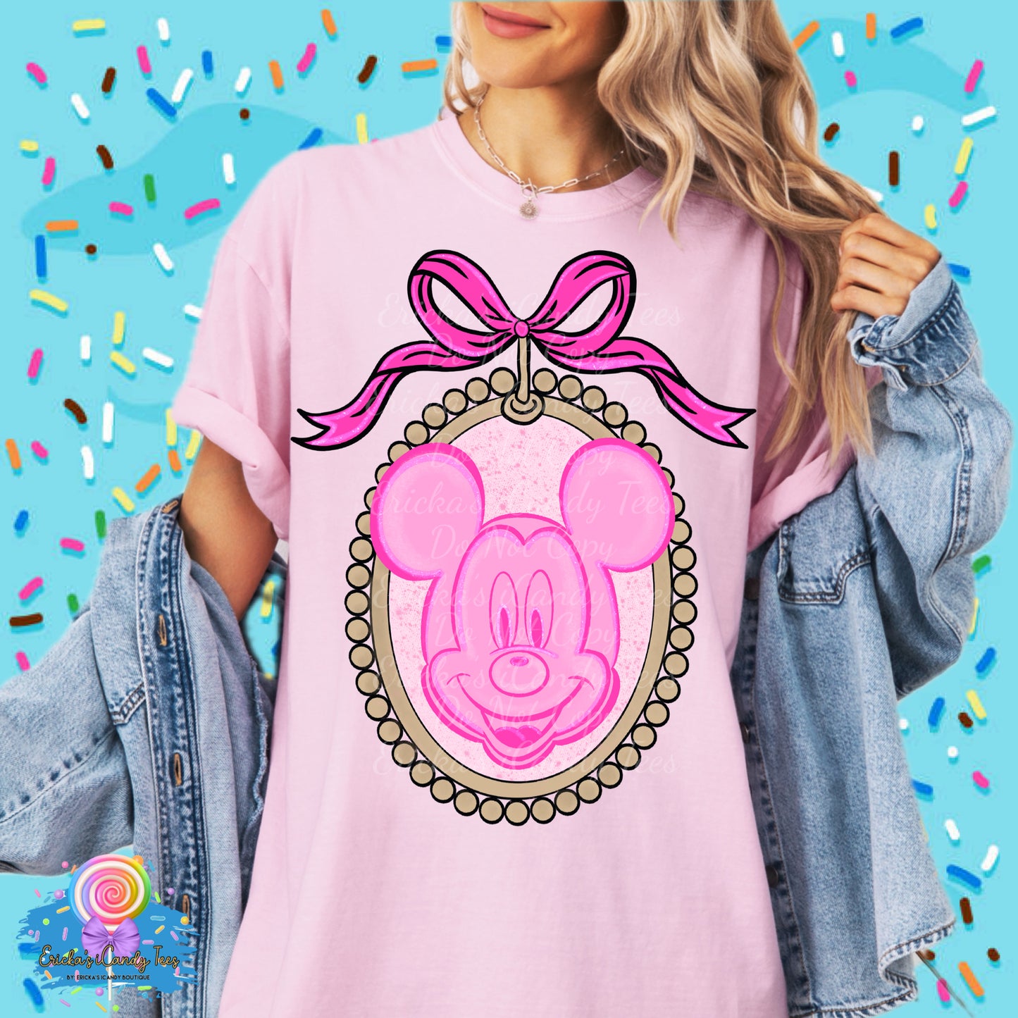 Glitter Mouse Coquette Frame Sandy’s Magical Treasure Collab  -  Kids & Adult Apparel