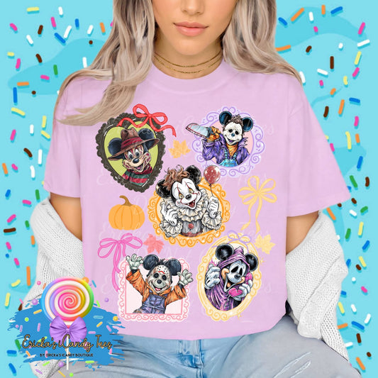 Spooky Mouse Coquette Frames - Kids & Adult Apparel