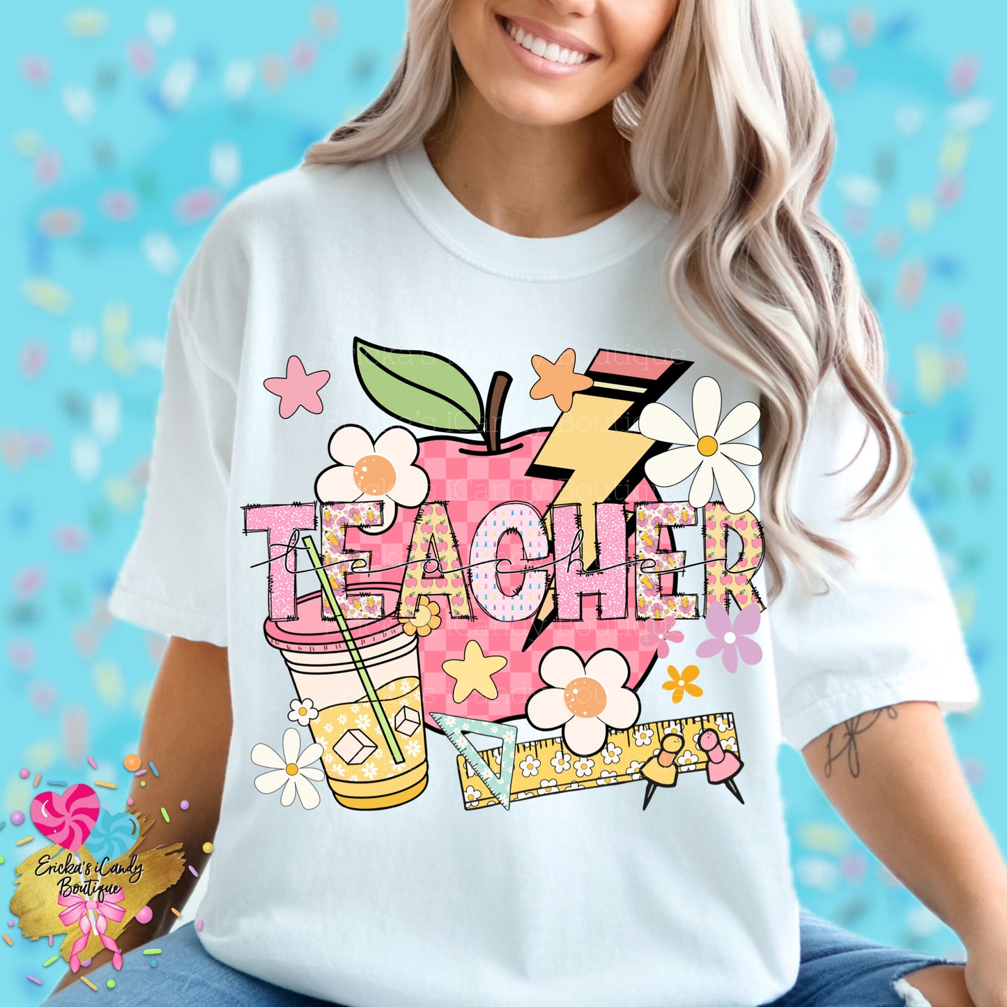 Retro Teacher - Kids & Adult Apparel