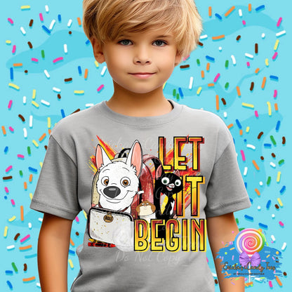 Let It Begin Bolt - Kids & Adult Apparel