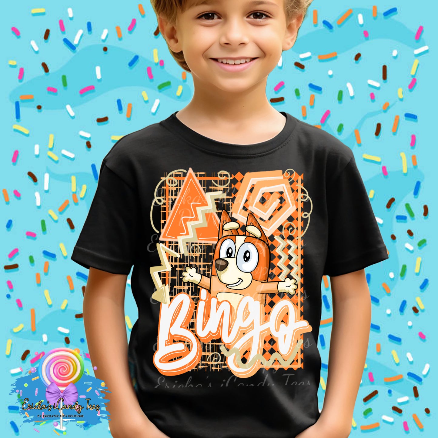 Retro Orange Dog  - Kids & Adult Apparel