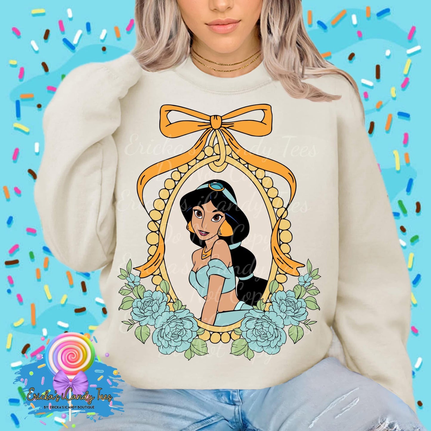 All Princess Floral Coquette Frame - Kids & Adult Apparel
