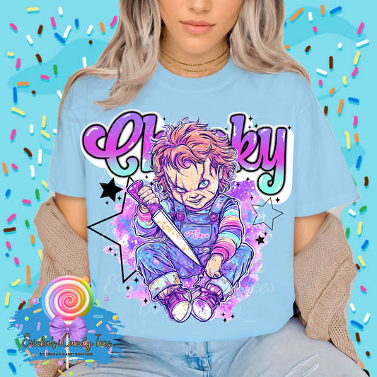 Neon Chucky - Kids & Adult Apparel