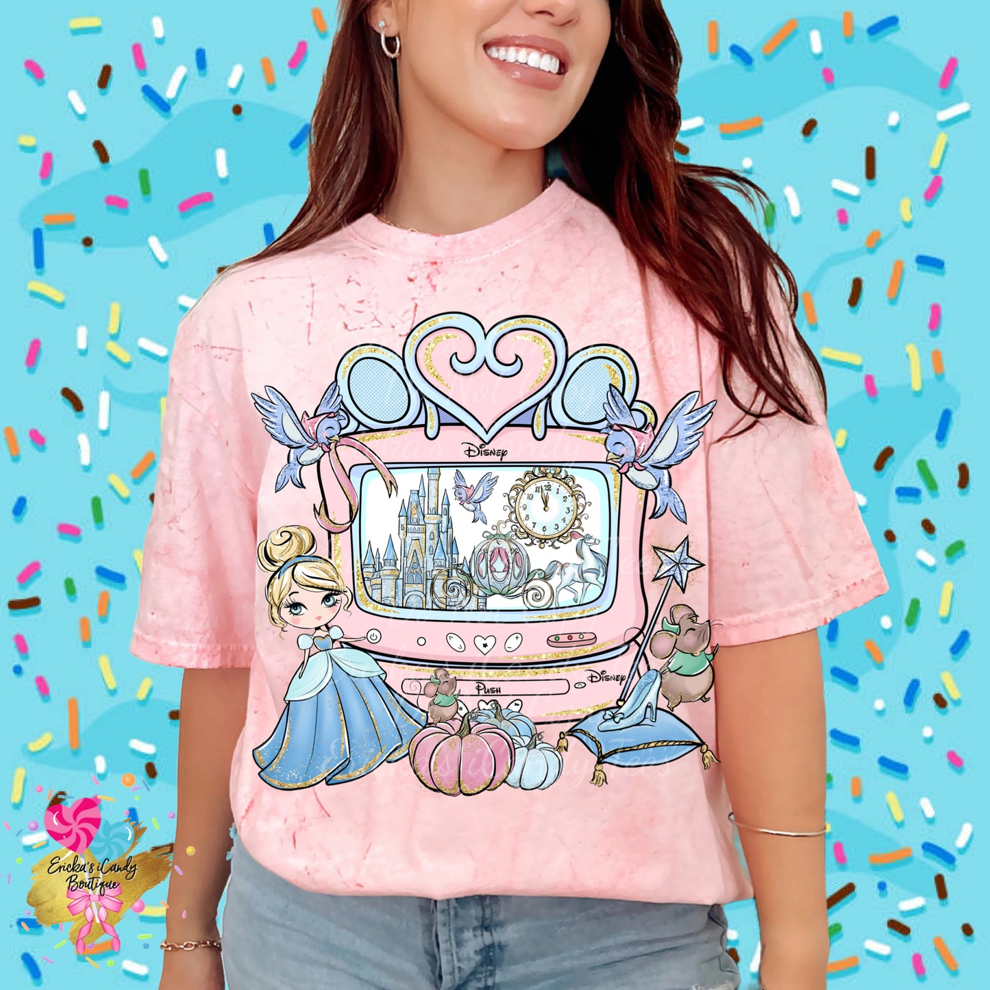 Princess TV’s (ALL CHARACTERS)- Kids & Adult Apparel