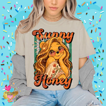 Sunny Honey Bear - Kids & Adult Apparel