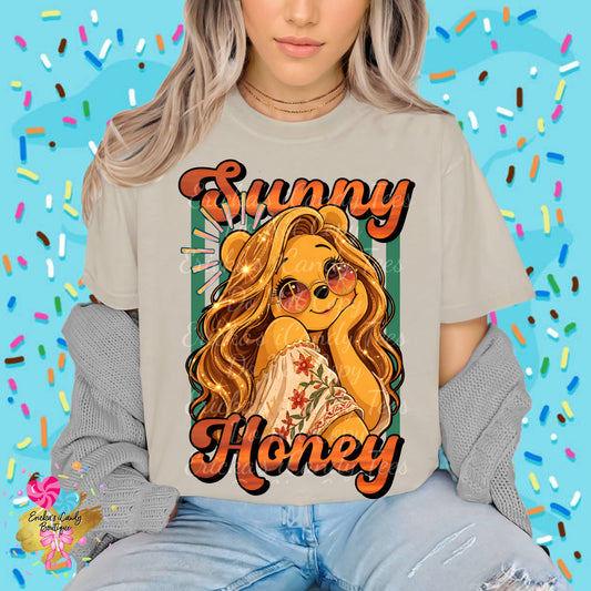 Sunny Honey Bear - Kids & Adult Apparel