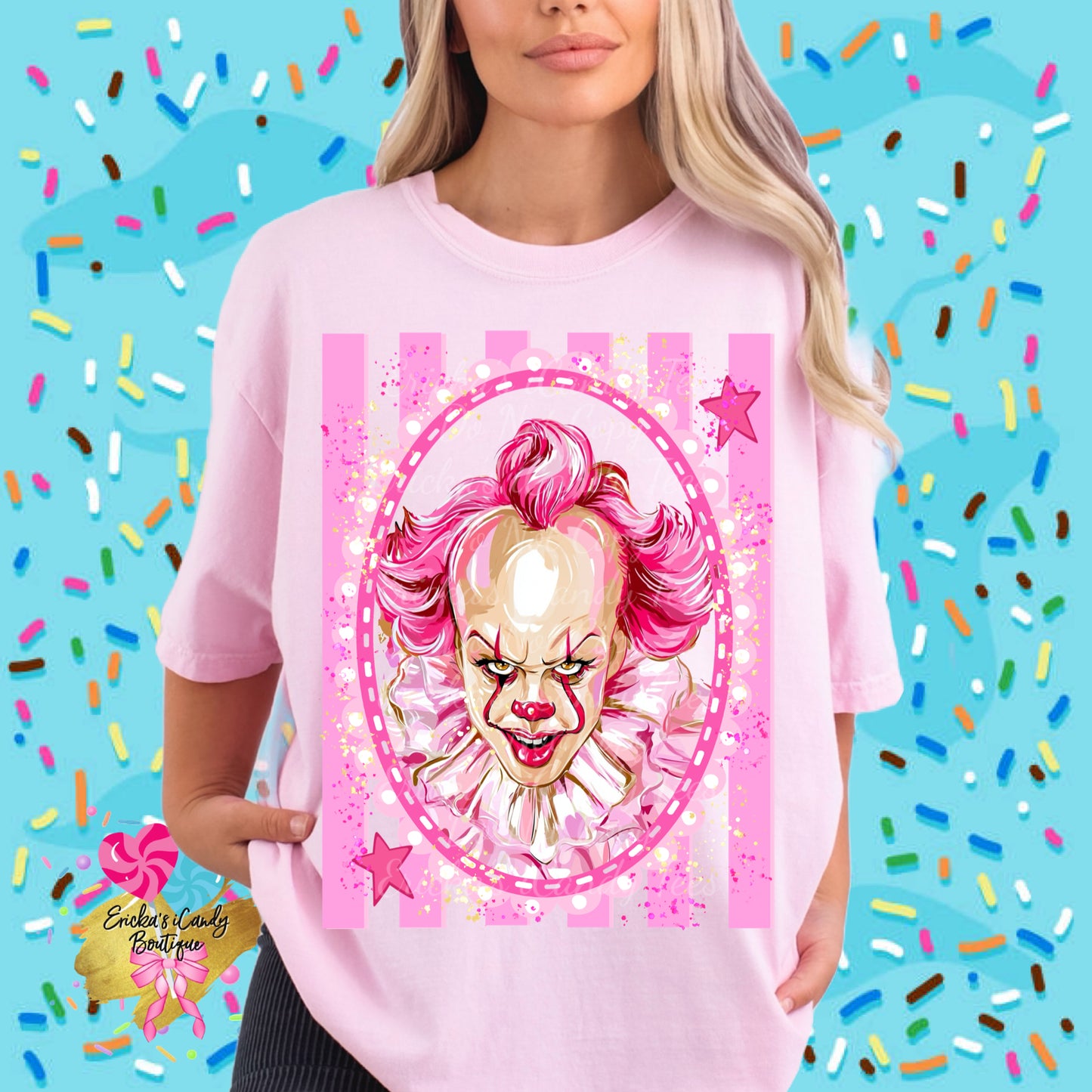 Pennywise In October We Wear Pink - Kids & Adult Apparel
