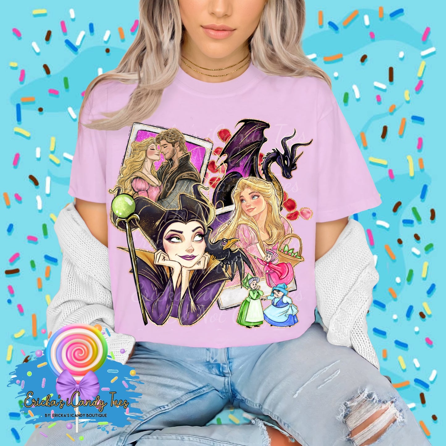 Sleeping Princess Polaroid - Kids & Adult Apparel