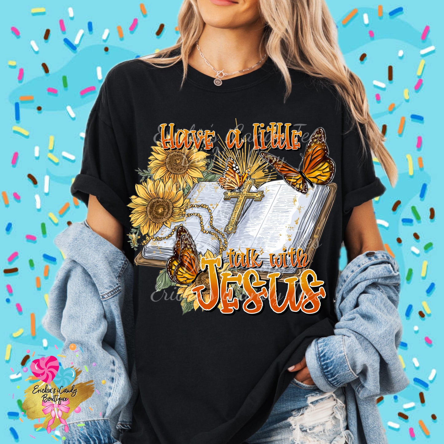 Have A Little Talk With Jesus - Kids & Adult Apparel