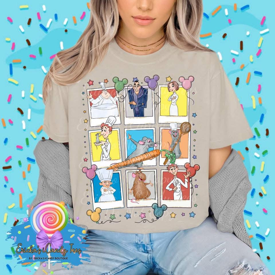 Little Chef Polaroid Collage - Kids & Adult Apparel