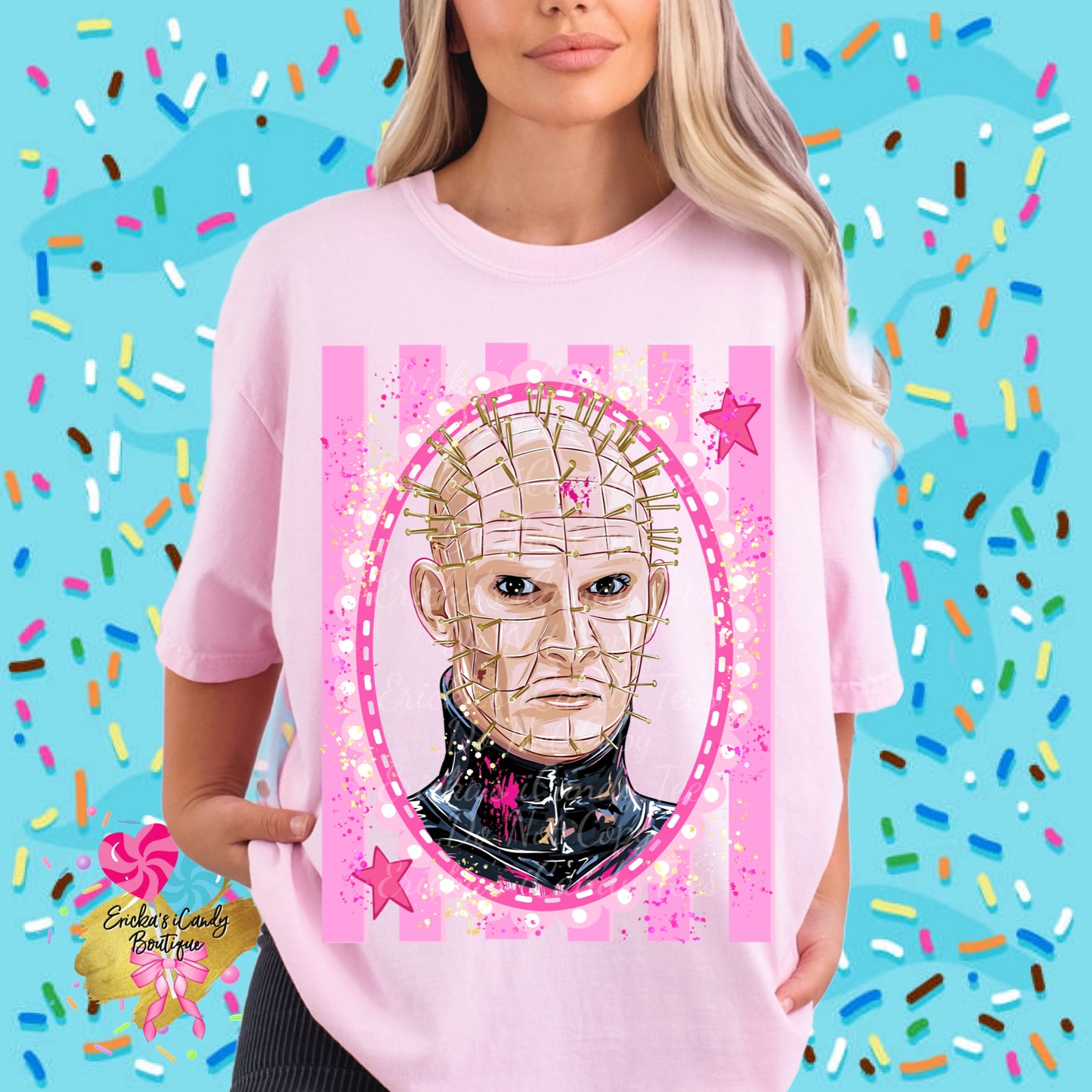 Pinhead In October We Wear Pink - Kids & Adult Apparel