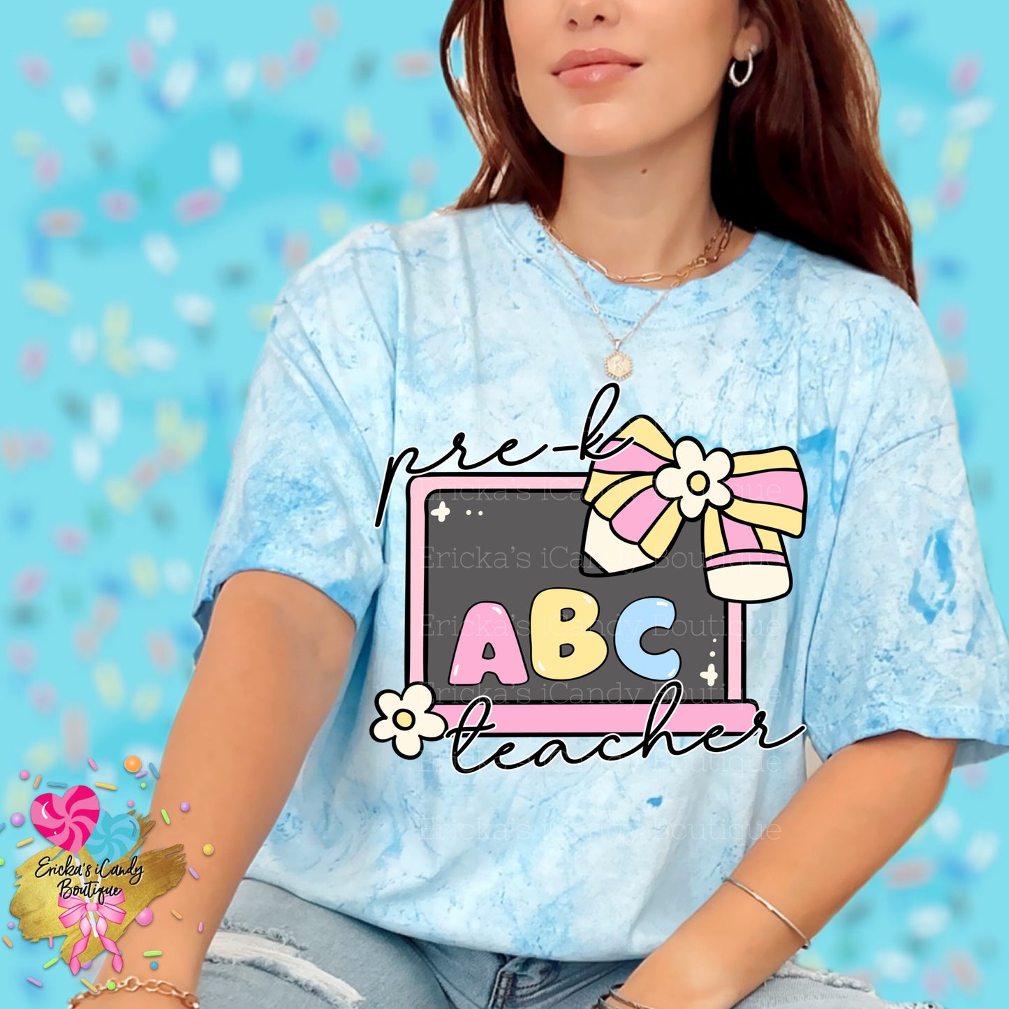 ABC Board Teacher (PreK - 6th Grade) - Kids & Adult Apparel