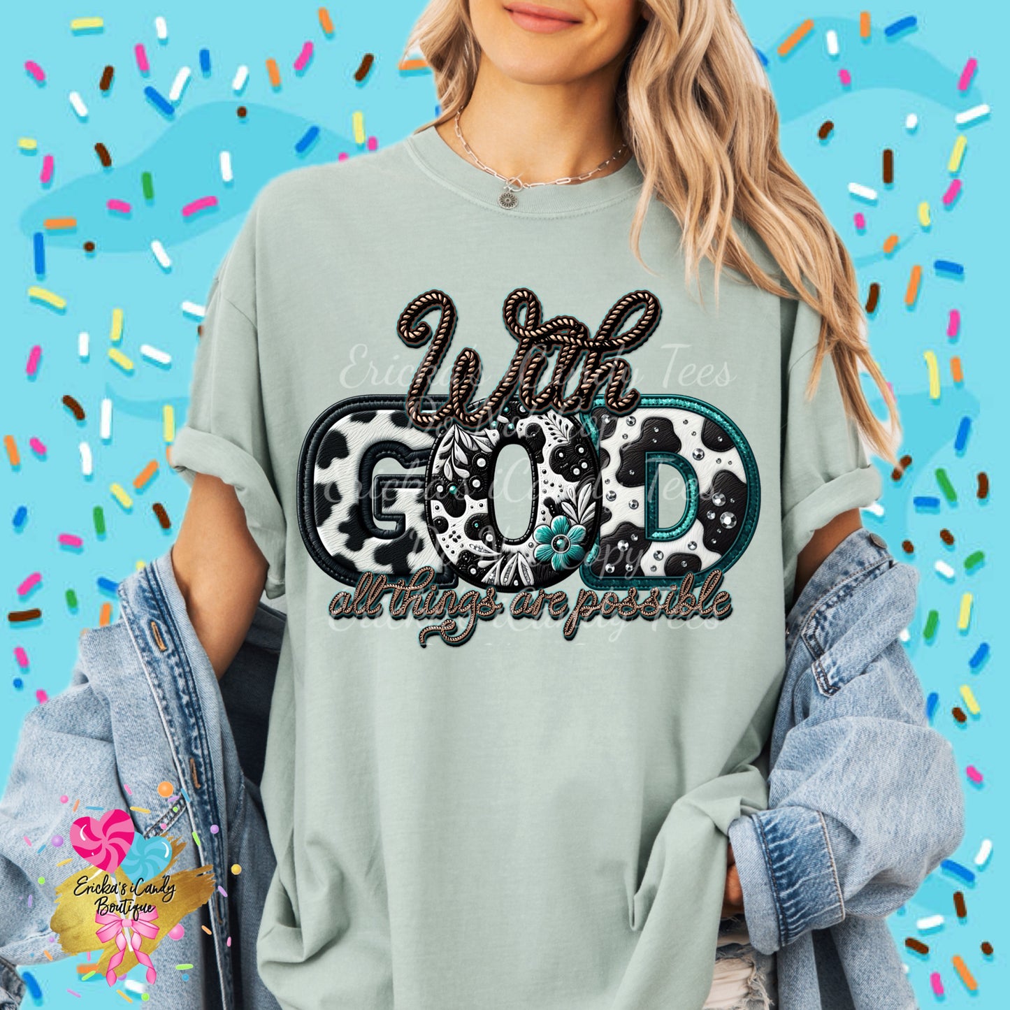 With GOD all things are possible - Kids & Adult Apparel