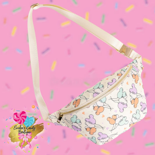 Beige Ballons - Large Fanny Belt Bag