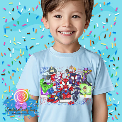 Spidey Friends Polaroid - Kids & Adult Appareli