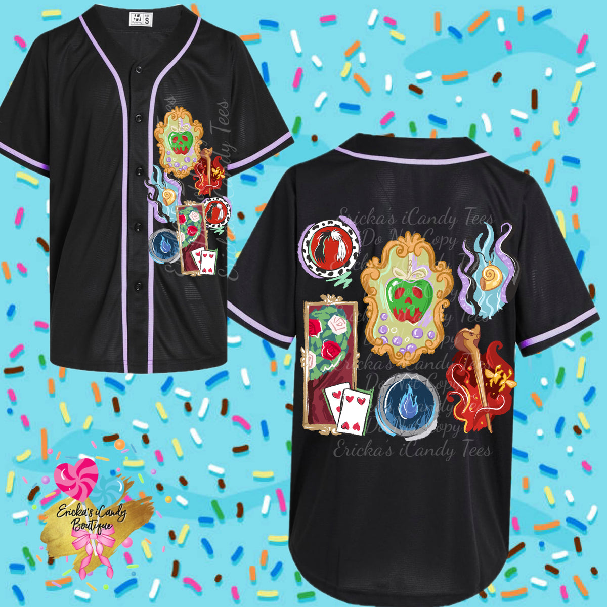 Villians Icons - Unisex Jersey