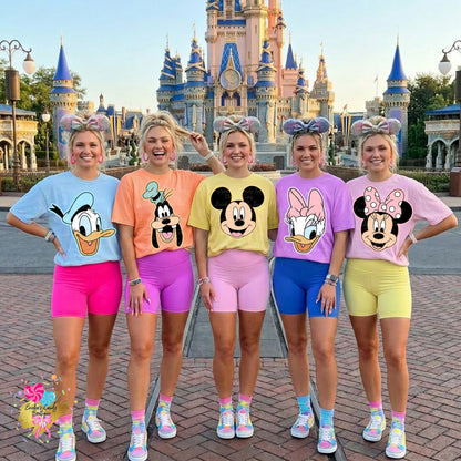 Fab 5 Big Heads (Choose character) - Kids & Adult Apparel