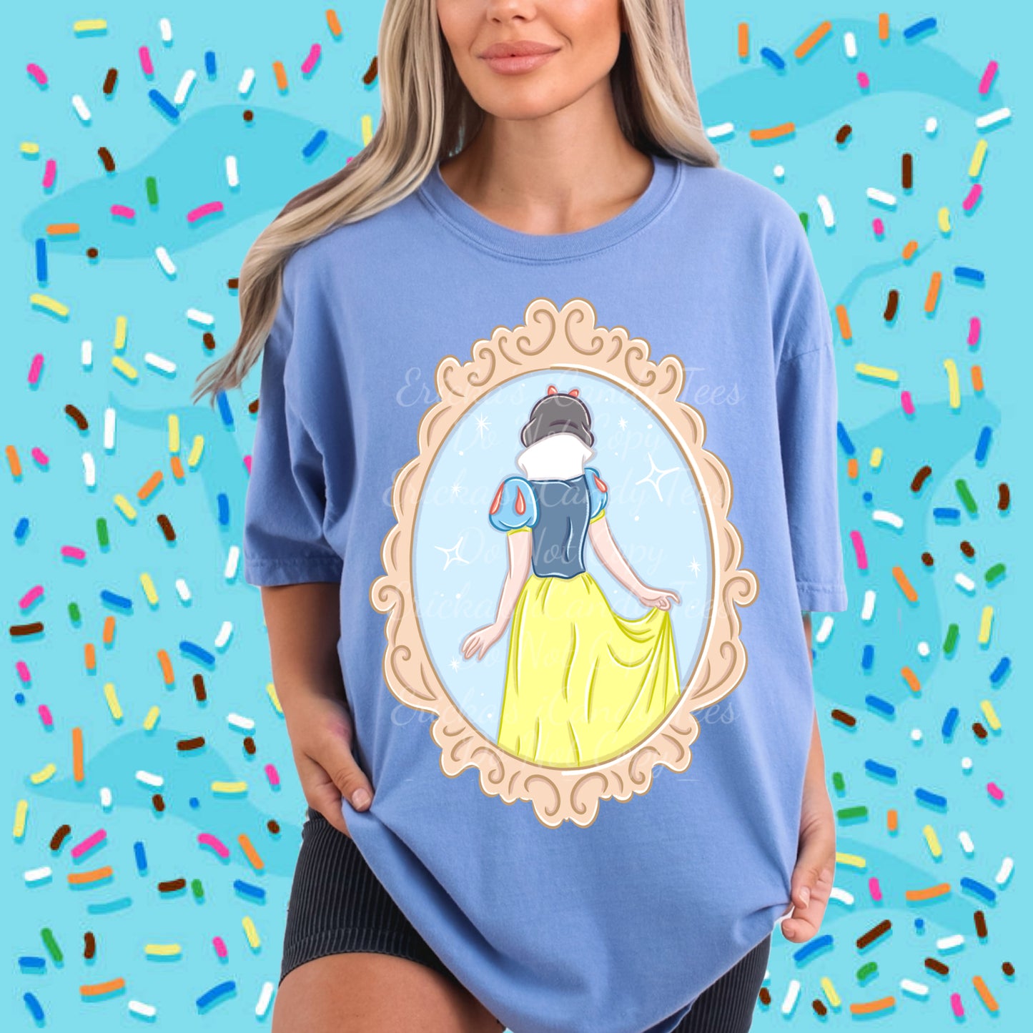 All Princess Back Frame - Kids & Adult Apparel