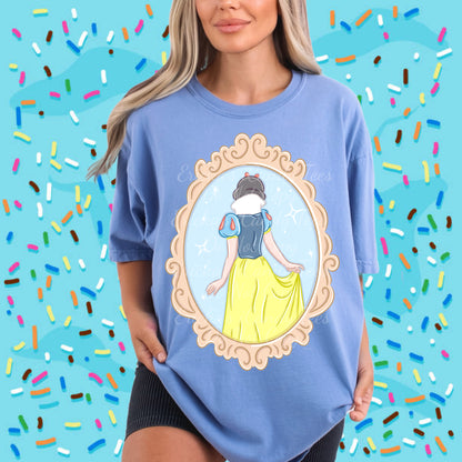 All Princess Back Frame - Kids & Adult Apparel