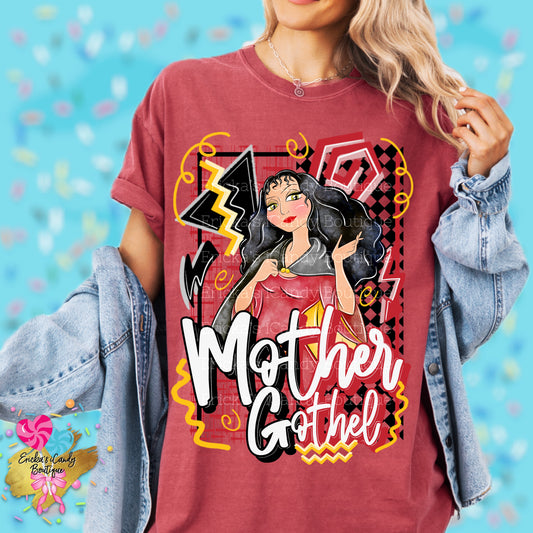 Retro Mother Gothel - Kids & Adult Apparel